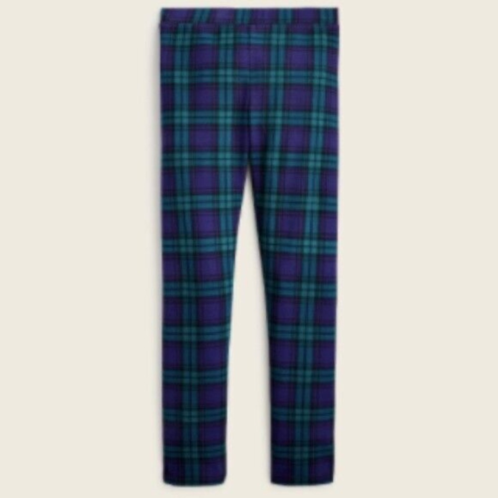 Crewcut Everyday Legging in Raw Indigo Jade Plaid Size
10 girls NWT